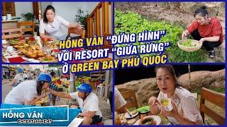 Hồng Vân "đứng hình" với Resort "giữa rừng" ở Green Bay Phú Quốc | Hồng Vân Vlog