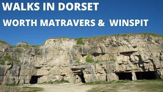 WALKS IN DORSET at WORTH MATRAVERS, WINSPIT QUARRY and ST ALDHELM'S HEAD (THE JURASSIC COAST) [4K]