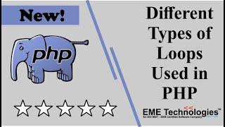 Different Types of Loops used in PHP