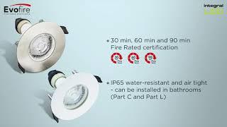 Integral LED Evofire IP65 Fire Rated Downlight