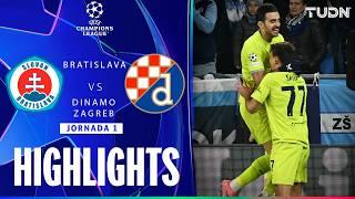 HIGHLIGHTS - Slovan Bratislava vs Dinamo Zagreb | UEFA Champions League 24/25 | TUDN