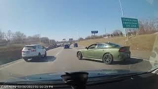 DashCam: Stolen Hellcat Crashes In Detroit; Other Stolen Vehicle Reverses on Hwy to Scoop up Homie