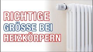 Wie groß muss ein Heizkörper sein? Auslegung von Heizkörpern – So gehts! | Kiefer Gebäudetechnik