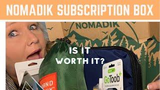 Nomadik Subscription Box. Is it worth it?  A review of my first 2 months.  Will I go for a 3rd?