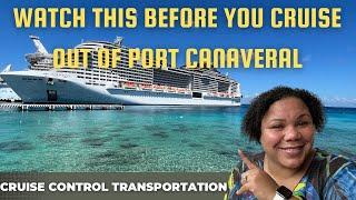 CRUISE CONTROL TRANSPORTATION- The BEST Shuttle option from Orlando to Port Canaveral