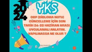 OBP GÜNCELLEME NASIL YAPILIR? YAPILMASSA NE OLUR? #sınav #ykskoçluk #yks2024 #yks2025 #ykstayfa