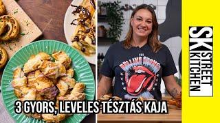 3️⃣ MEGÚSZÓS vendégváró leveles tésztából, amiket pár perc alatt összedobhatsz!