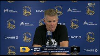 Postgame Interview | "Frustrating night for Warriors!" - Steve Kerr on Dubs loss to Clippers 102-99