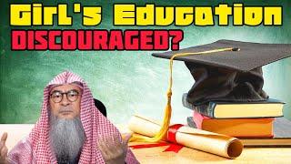 Scholar said women mustn't get education It makes them leaders, feel higher than men assim al hakeem