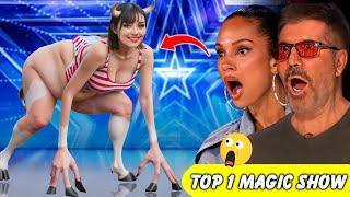 Sacred Riana's Haunting Magic Show Leaves Judges Speechless | Golden Buzzer Winner | BGT 2024