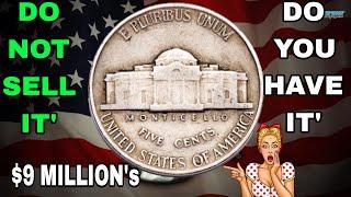 Top 5 High valuable Jefferson Nickel Coins rare Nickel's coins worth money!