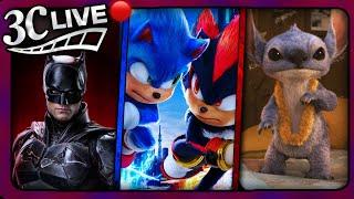 3C Live - James Gunn On The Batman, Sonic 3 Updates, Disney Announcements