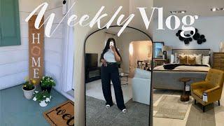 WEEKLY VLOG! DECORATE WITH ME | NEW BACKYARD DECOR | SHOP WITH ME | FRONT PORCH FLOWERS  +more