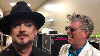 Tom Bailey with Boy George Culture Club on their UK Tour 2018 with Belinda Carlisle