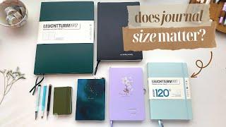 How to Choose Your Ideal Journal Size  Pros, Cons, and Example Spreads!