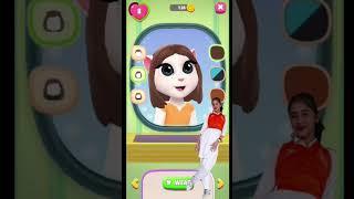 Aarohi chakravarti || Talking Angela 2 || #youtubeshorts #talkingangela2