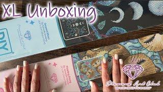 XL Diamond Art Club Unboxing | Serpent Moon & Floating Along | Meine erste schwarze Treasure Cart :)