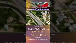 The best investment on the Earth is Earth only. #landinvestments #plots #property #shorts