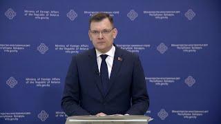 Belarus MFA: West’s actions directly violate rights of ordinary people in unwelcome countries