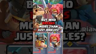 Who better for 6 elixir the Boss Bandit Or Elite Barbarians?!  #clashroyale #shorts