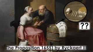 The true story of The Proposition (1655) by David Ryckaert III