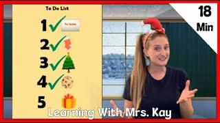 Learning With Mrs. Kay, Counting on Christmas - Toddler Learning Video