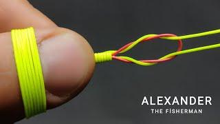 Fishing knot will never slip, strong and smooth for tying fishing lines