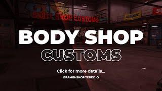 [MAP] GTA V FIVEM MLO - BodyShop Customs | BrambiShop