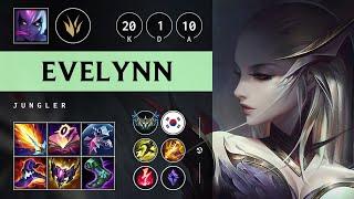 Evelynn Jungle vs Nidalee - KR Challenger Patch 25.10