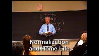 Bengt Nirje: Normalization and Home Life