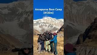 With my family from another country! #mountains #travel #himalayas #trekking #annapurnabasecamp