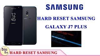 SAMSUNG Galaxy J7 Plus Hard reset and remove pattern lock