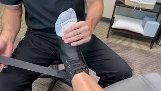 Proper Application of a Lace-Up Ankle Brace