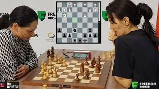 Two chess queens face off against each other | Alexandra Kosteniuk vs GM Kateryna Lagno