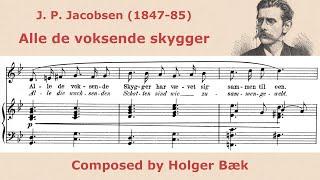 Holger Bæk - Alle de voksende skygger - for solo voice (digital flute/piano)