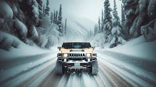 SnowRunner | Complete Walkthrough | Completing "Stuck In The Mountains" Contract with the Hummer H2!