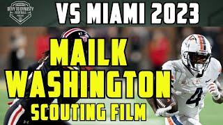 Malik Washington Highlights vs Miami | 2024 NFL Draft Rookie Prospect