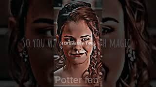 So you wanna play with magic?  -Harry Potter Edit- #harrypotter #potterfan #music #viral #magic