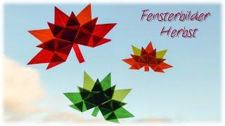 Fensterdeko Herbst * Mini DIY * Window Decoration