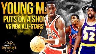 The Game Fresh Out Of College MJ OUTPLAYED Magic Johnson x NBA All Stars | SQUADawkins