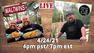 Cooking With CJ and The Waltwins are Cooking on the Blackstone Griddle LIVE!
