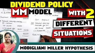 MM Model | Dividend Policy | Modigliani Miller Hypothesis | Solved Problem | By Kauserwise