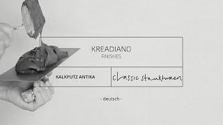 KREADIANO - Verarbeitung des Kalkputz Antika