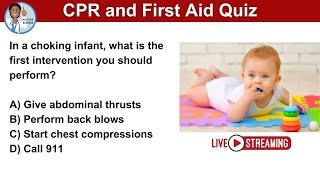 2024 CPR, AED, and First Aid Practice Test with Nurse Eunice