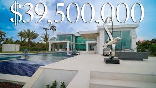 Inside a $39,500,000 MEGA MANSION in West Palm Beach FLORIDA!