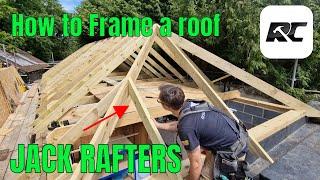 How to frame a roof. JACK RAFTERS