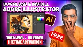 How to Download Adobe Illustrator for FREE in PC & Laptop (2024) (No Crack / 100% Legal)