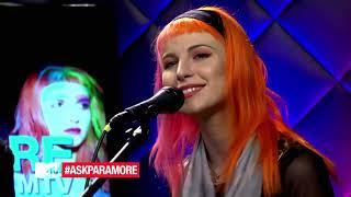 Paramore - MTV Asks - Still Into You & Misery Business