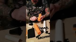 HOW TO MAKE A AIRGUN MODERATOR  QUICK AND EASY!!