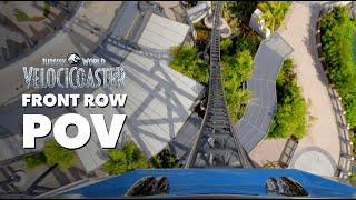 Front Row POV Jurassic World VelociCoaster | Islands of Adventure